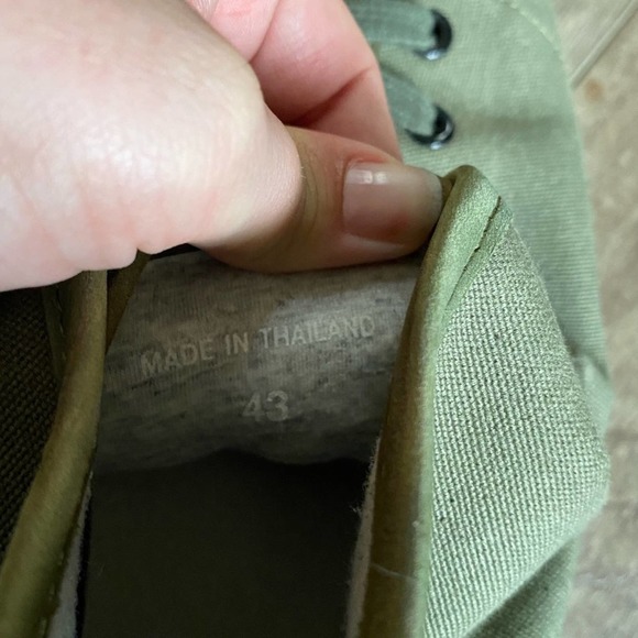 Rag & Bone Standard Issue High Top Sneaker olive green 43 - Picture 4 of 7